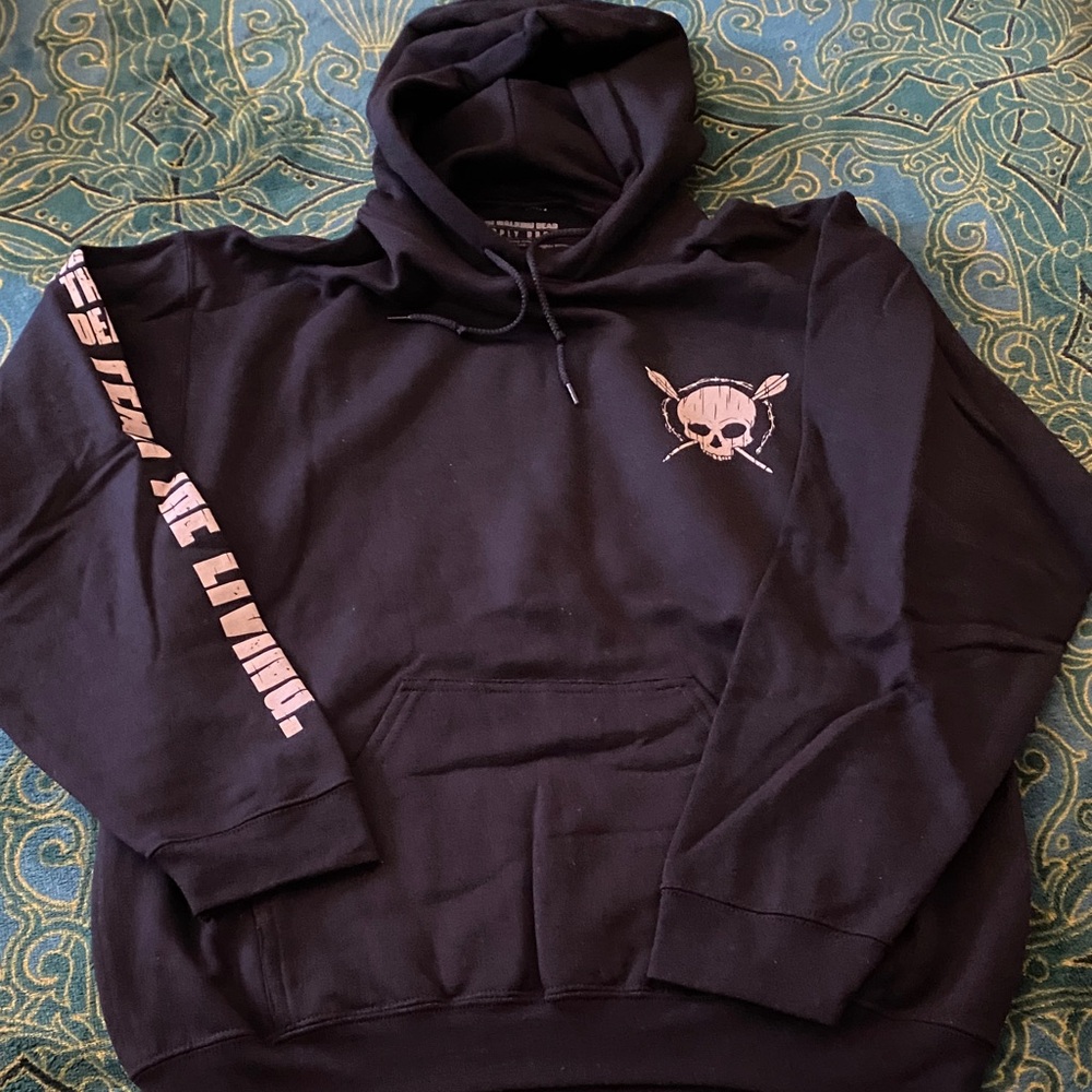 Black Skull Graphic Hoodie